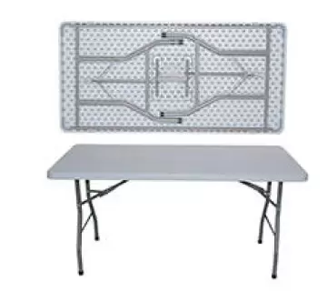 Стол складной пластиковый прямой 150 см
